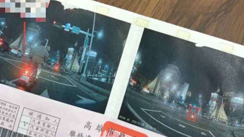 台灣新聞通訊社-高雄女騎士收罰單「才知闖紅燈」！網看路段驚：檢舉人救她一命