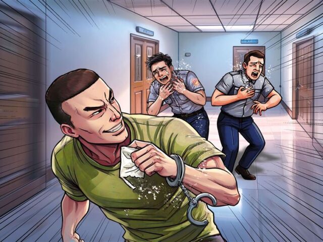 台灣新聞通訊社-脫逃大王終伏法／胡椒粉攻警、鋼鋸破囚車　他隱姓埋名再幹票大的出事了