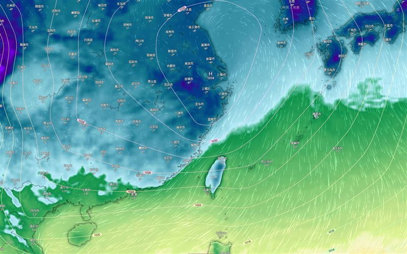 台灣新聞通訊社-週末強烈冷氣團南下！不排除升級寒流　一路冷到這天