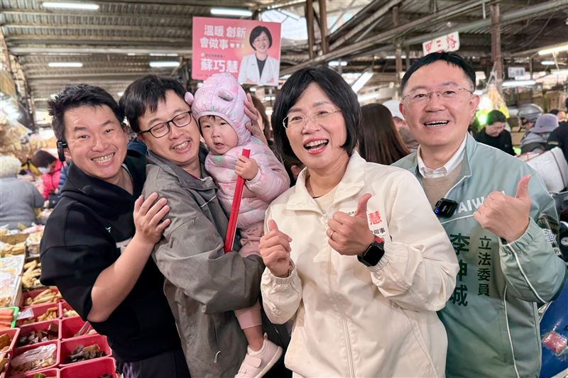 台灣新聞通訊社-老幼都顧好！蘇巧慧推6福利政見：國中小免費營養午餐、老人假牙補助5萬