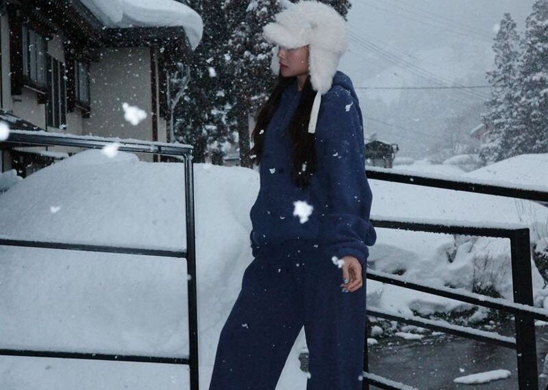 台灣新聞通訊社-GEmma吳映潔帶團出國滑雪！雪國私服穿搭攻略完美公開