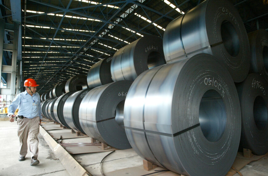 台灣新聞通訊社-台股一片慘綠、鋼鐵股成唯一點紅 中鋼領軍上漲