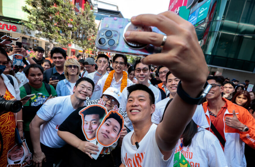 台灣新聞通訊社-泰國總理候選人四強對決 改革派納塔彭民意領先