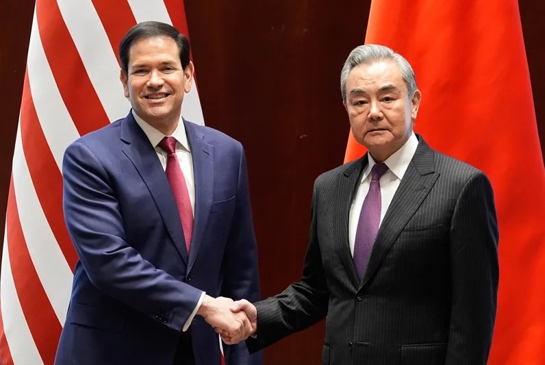 台灣新聞通訊社-王毅會見魯比歐：讓2026年成為中美邁向合作共贏的一年