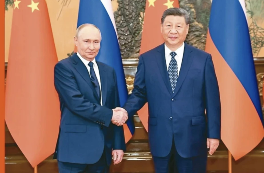 台灣新聞通訊社-央視：習近平4日下午與普亭舉行視訊會晤