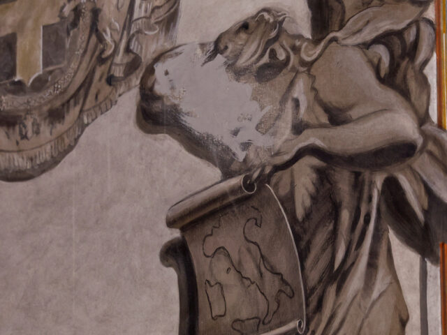 台灣新聞通訊社-羅馬教堂天使畫像「撞臉」義大利總理梅洛尼 引發爭議後遭移除