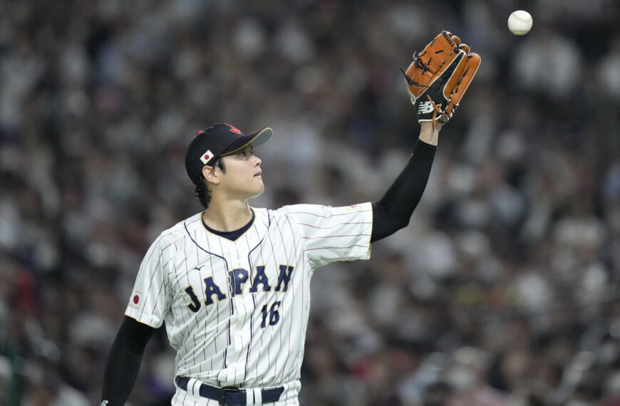 台灣新聞通訊社-經典賽／大谷翔平迎戰中華隊準備好DH登場 是否投球語帶保留