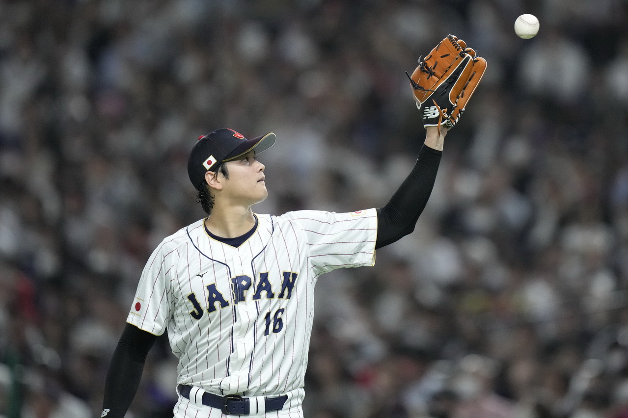 台灣新聞通訊社-經典賽／大谷翔平迎戰中華隊準備好DH登場 是否投球語帶保留