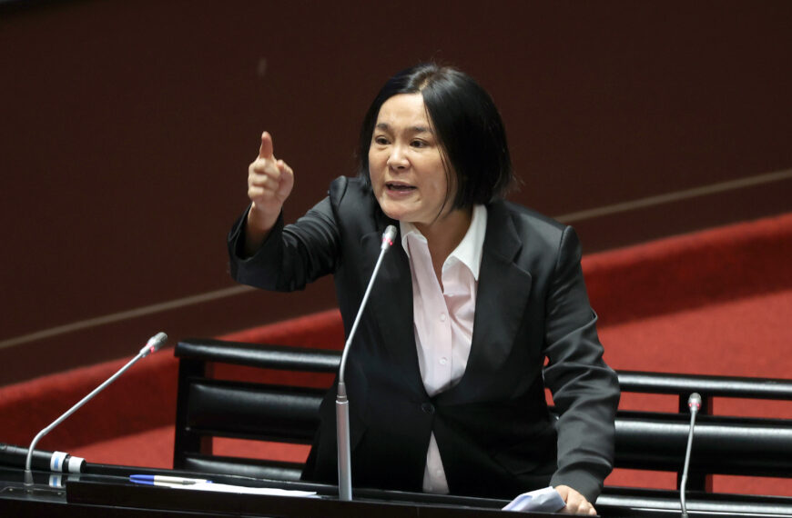 台灣新聞通訊社-美參議員批在野黨擋國防 陳玉珍喊話AIT：來聽聽我們的心聲