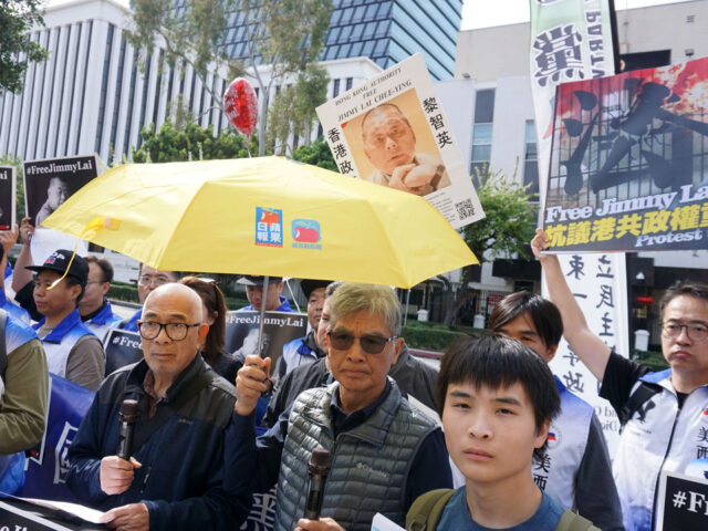 台灣新聞通訊社-海外香港人聲援黎智英：國安法之下人民噤聲