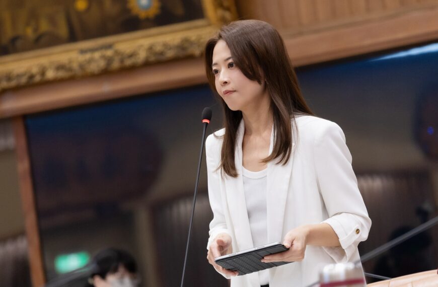 台灣新聞通訊社-蘇巧慧推6福利政策 江怡臻批：但妳的黨反對財劃法