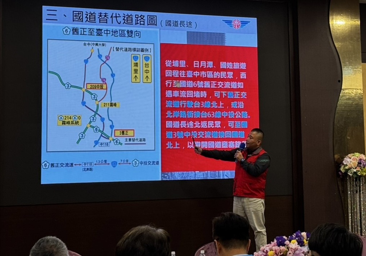 台灣新聞通訊社-清境、日月潭、紫南宮春節預估湧車潮 注意塞車尖峰