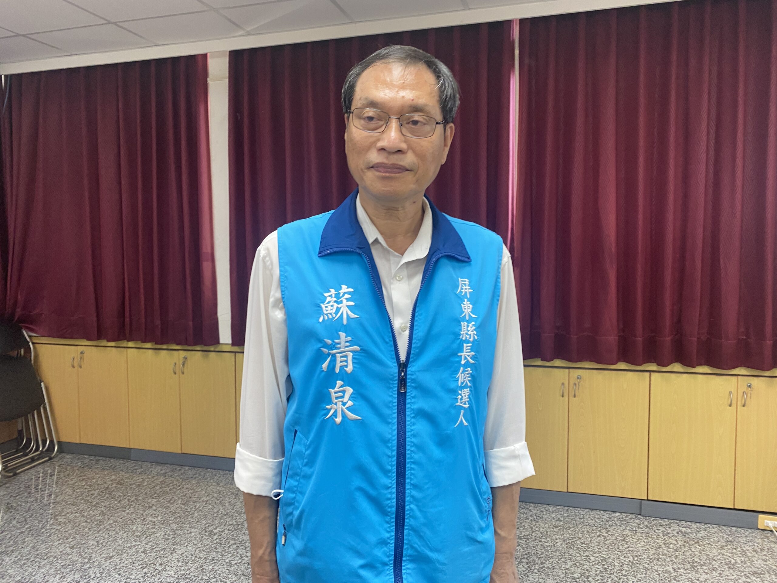 台灣新聞通訊社-捲土重來再度對決周春米 蘇清泉：要還給屏東人公道