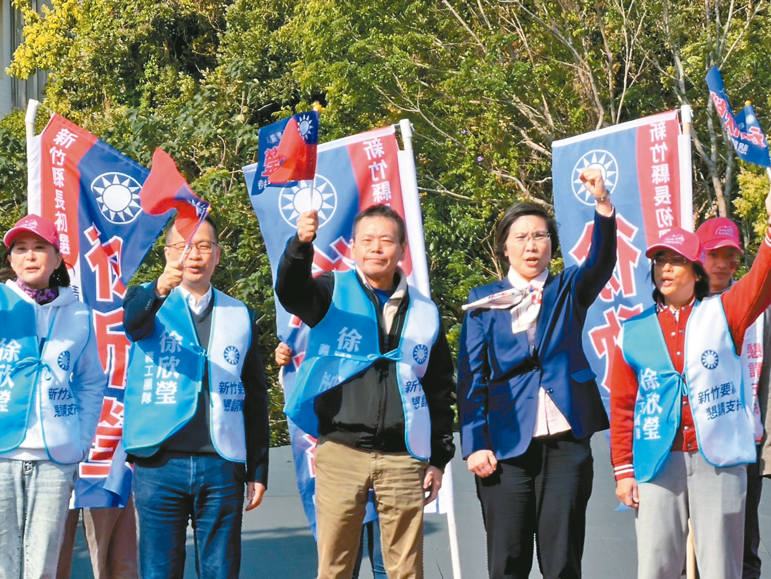 台灣新聞通訊社-藍營竹縣內戰 林為洲批「邪惡初選」：陳見賢球員兼裁判