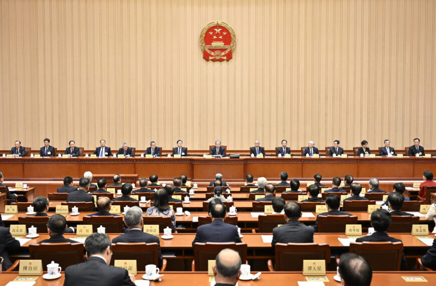 台灣新聞通訊社-中國全國人大常委會議召開 並未涉及張又俠、劉振立