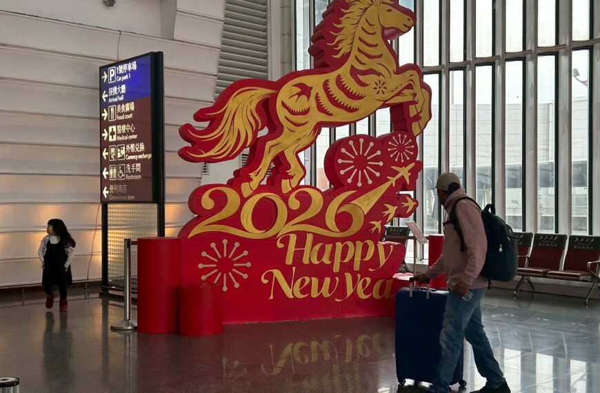 台灣新聞通訊社-桃機將迎春節疏運高峰 防滑冰爪切記要托運