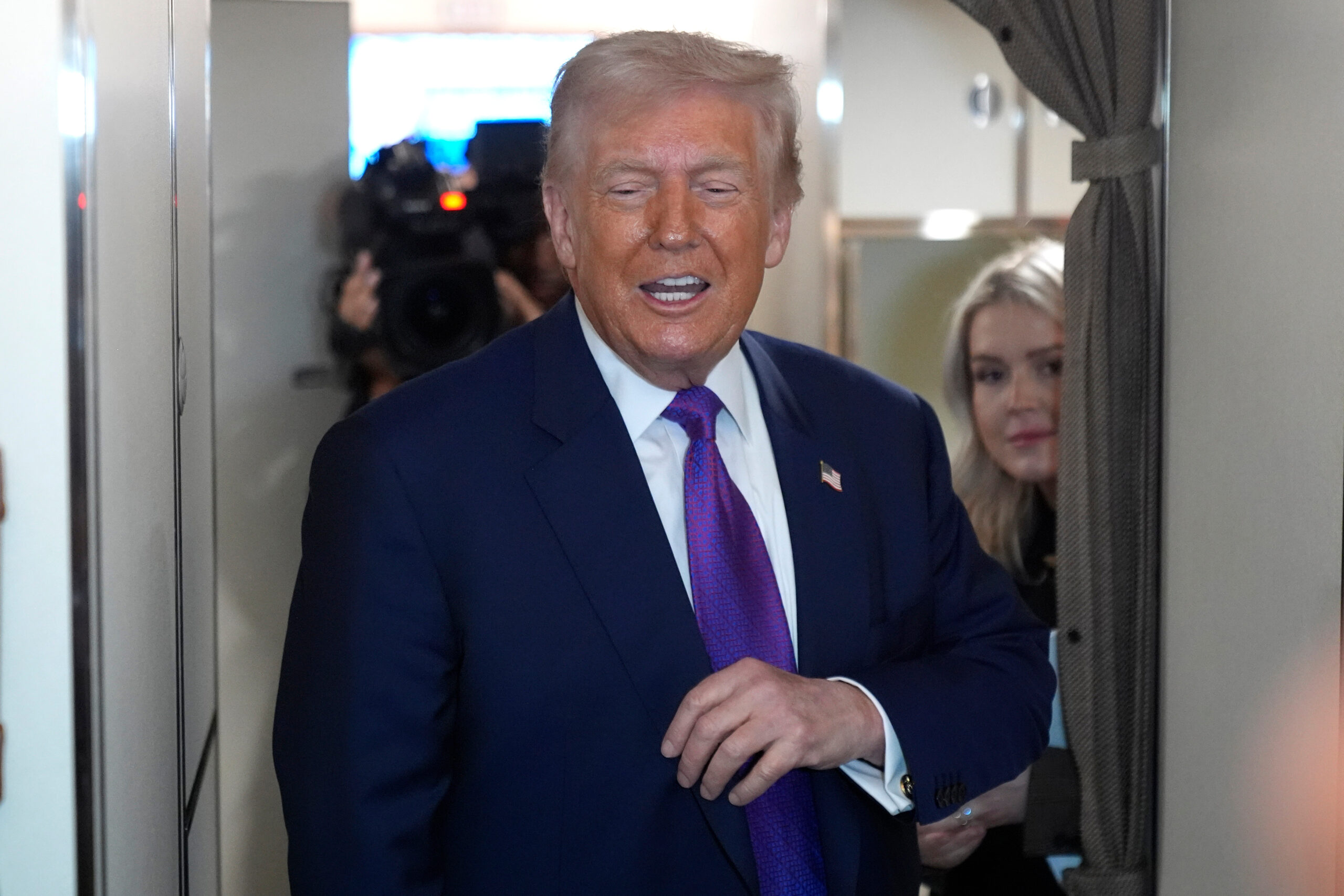 台灣新聞通訊社-影／歐凱秀台灣問題語塞 川普兩度補刀還嗆她「不知道台灣是什麼」