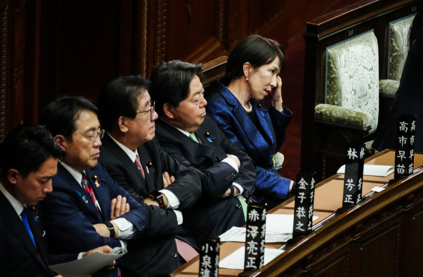 台灣新聞通訊社-高票過關！高市早苗再任日本首相 預料閣員將全數留任