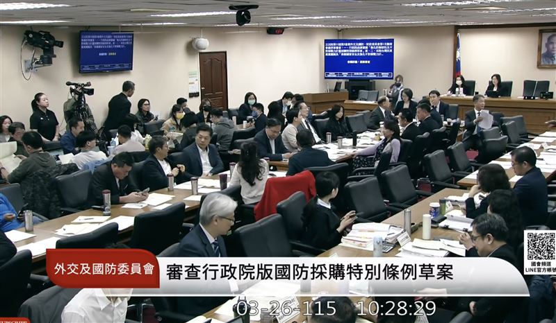 台灣新聞通訊社-軍購卡關！立院初審全案「幾乎送協商」　藍綠白僅2條文有共識