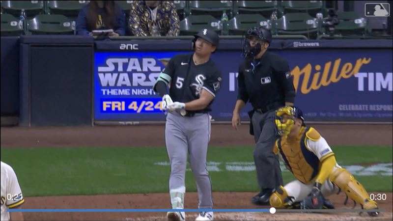 台灣新聞通訊社-MLB/村上宗隆炸大聯盟生涯首轟 球差點打上第2層看台