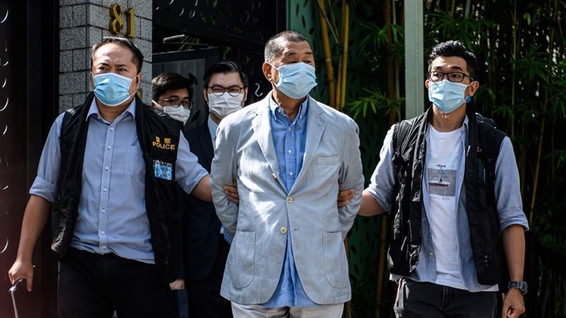 台灣新聞通訊社-港媒:港府研引國安法新規 充公黎智英財產