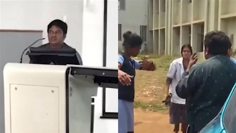 台灣新聞通訊社-男教授「課堂突告白女學生！」求婚畫面曝光　慘遭全班圍毆