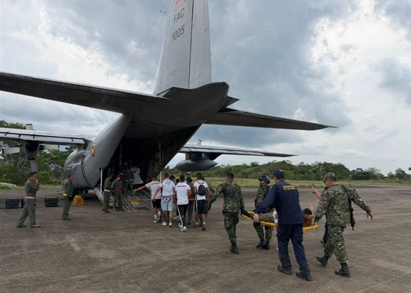 台灣新聞通訊社-哥倫比亞載125人軍機墜毀　地方官員：8死逾80傷