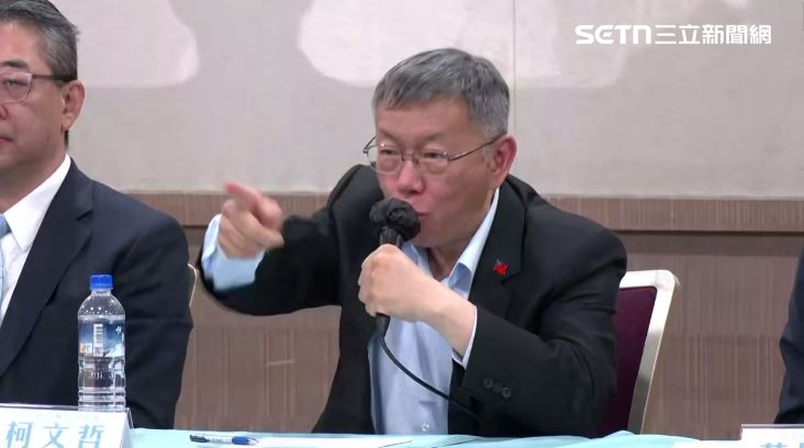 台灣新聞通訊社-柯文哲被問徐春鶯就暴怒非首次！3年前演講嗆學生：評論什麼東西