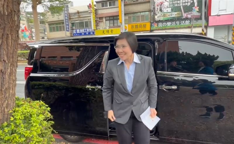 台灣新聞通訊社-藍營新竹縣長初選最後階段！投票被問脫黨選？徐欣瑩尬笑：不能觸我霉頭