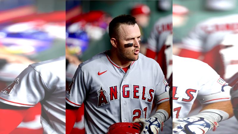 台灣新聞通訊社-MLB／楚奧特開季連2場炸裂　2天全壘打幾乎同個落點！天使2連勝