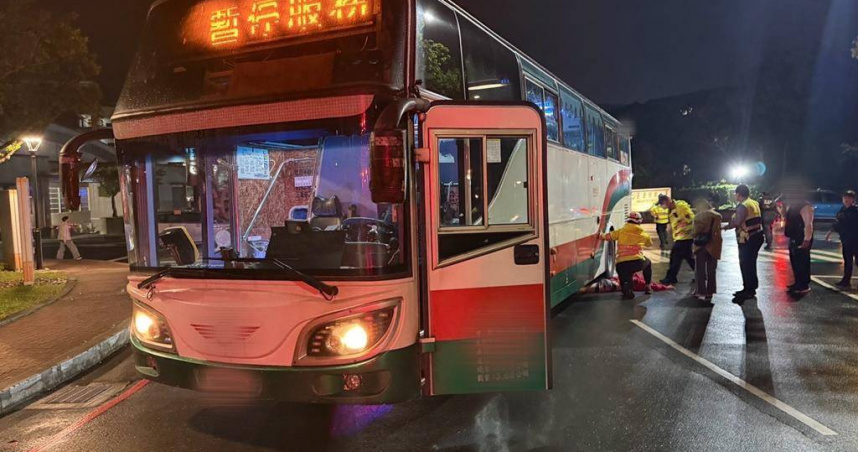 台灣新聞通訊社-公車左轉釀血案　長庚男大生遭輾重創網瘋傳「3度輾壓」真相曝光