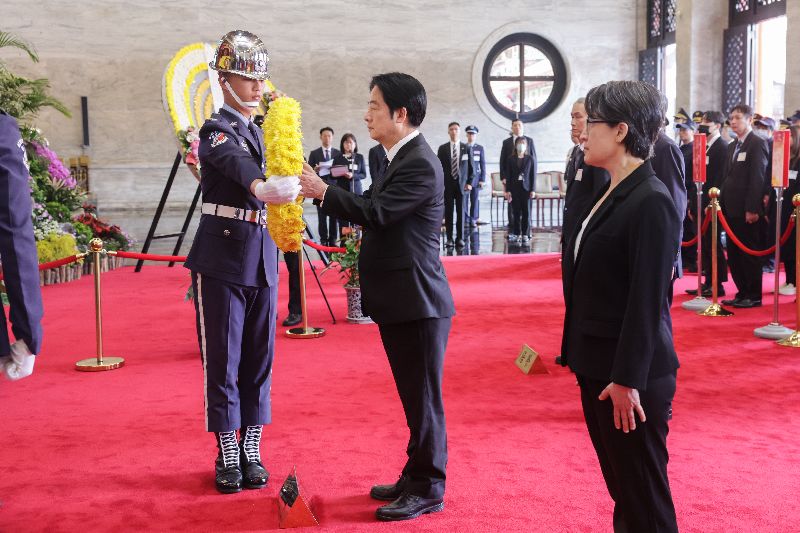台灣新聞通訊社-賴清德赴忠烈祠主持春祭　立法院長韓國瑜缺席
