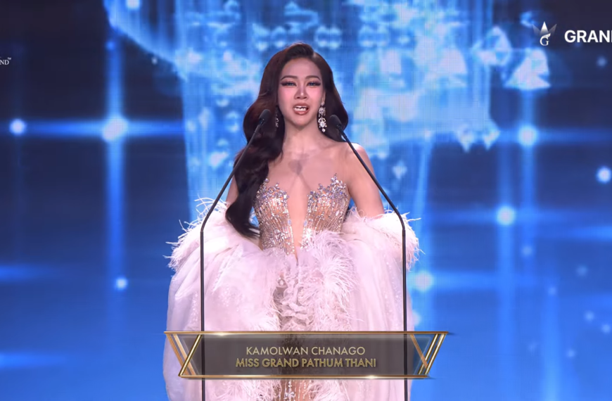 台灣新聞通訊社-有片/好尷尬!選美佳麗走秀「開口整排牙齒噴出」 她竟靠這招神級救援