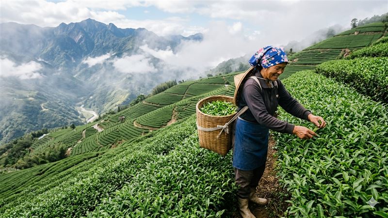 台灣新聞通訊社-獨家／1月雨量低於20米！阿里山春茶「產量腰斬」　頂級茶恐漲飆破萬元