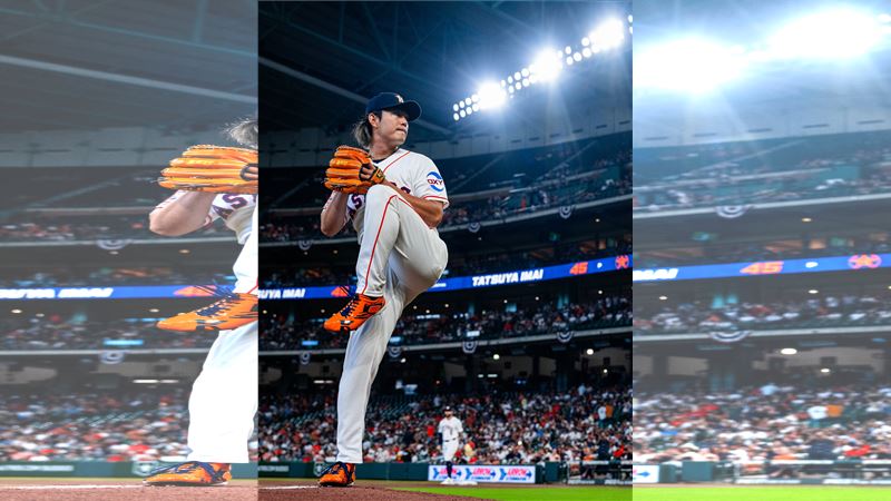 台灣新聞通訊社-MLB／今井達也初登板4保送釀禍　2.2局失4分退場！太空人逆轉助逃敗