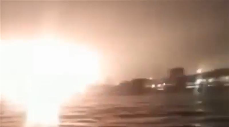 台灣新聞通訊社-影／火光沖天！烏克蘭炸俄西最大石油港　加劇全球能源短缺