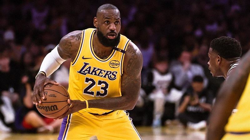 台灣新聞通訊社-NBA／詹皇準大三元、東契奇32分仍贏不了！　湖人9連勝遭活塞斬斷