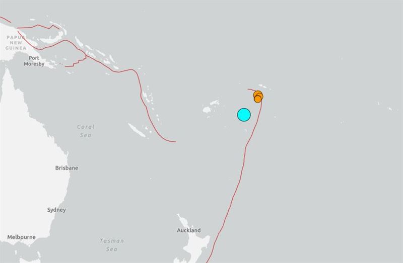 台灣新聞通訊社-快訊／太平洋島國不平靜！東加王國「爆規模7.6強震」