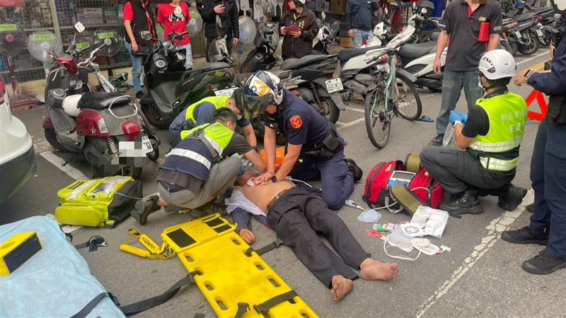 台灣新聞通訊社-快訊／板橋小貨車猛撞單車　騎士倒地命危送醫