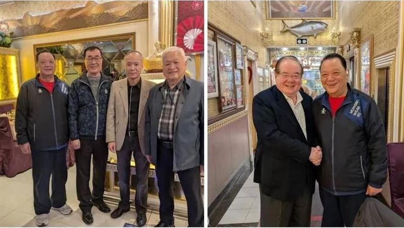 台灣新聞通訊社-天道盟游象賢同框李四川！兒游輝宂喊冤「我爸非黑道只是角頭」被酸爆