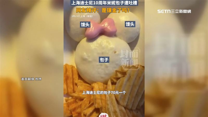 台灣新聞通訊社-買信仰？上海迪士尼「米妮包」　台幣325元沒包餡挨轟搶錢