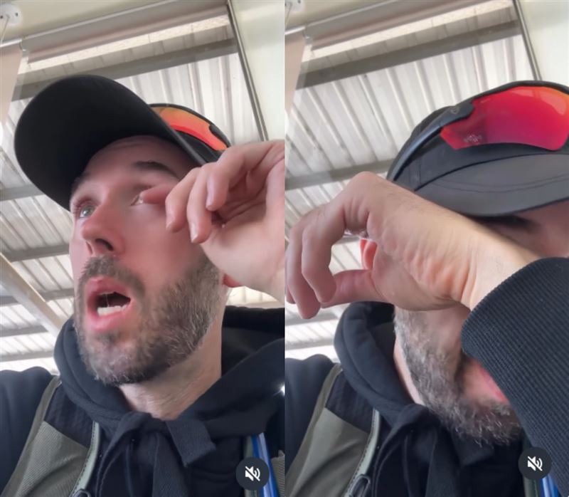 台灣新聞通訊社-澳洲男機車環台哭不停！獨坐超商淚崩告白：台灣人讓我重新找回了自信心