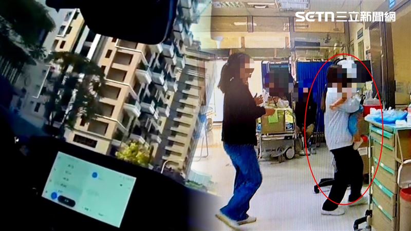 台灣新聞通訊社-身上掉下來的肉…1歲女嬰「突凹C型抽搐」母求救畫面曝！警1句話暖哭