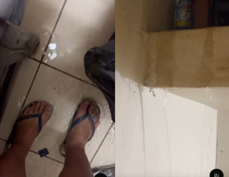 台灣新聞通訊社-雨彈炸苗栗！頭份民宅3樓淪「水簾洞」　民眾傻眼：半夜起床可以游泳了