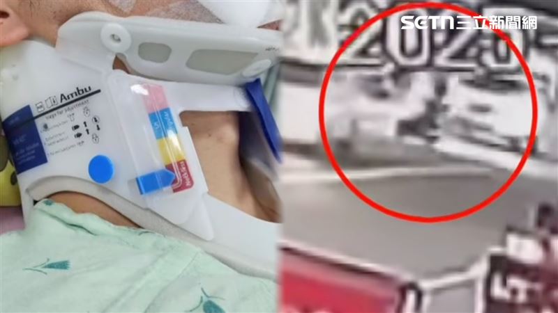 台灣新聞通訊社-父載8歲兒…遭「鏟飛斷骨」畫面曝！1年仍找嘸肇事者　控警回1句心寒