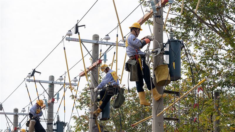 台灣新聞通訊社-快訊/清明連假突漆黑!高雄大樹2139戶大停電 台電:全力搶修中