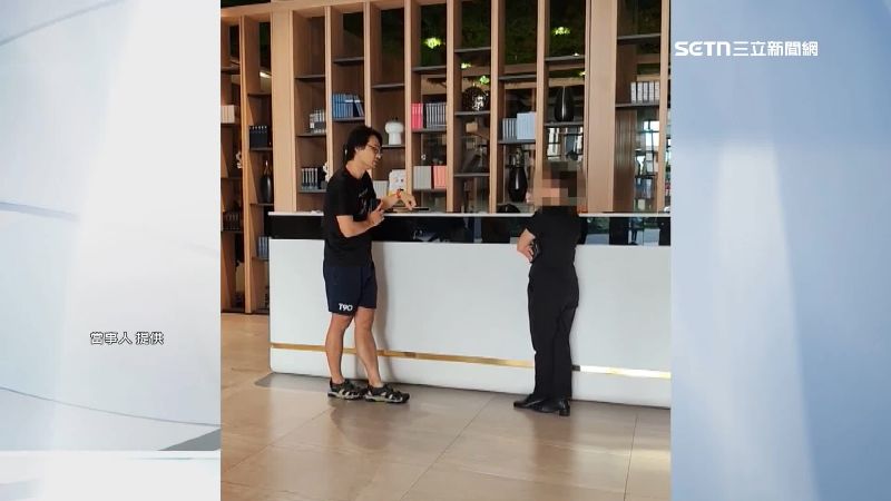 台灣新聞通訊社-火爆!停機車「超出格」罰款2百 住戶怒槓管理員