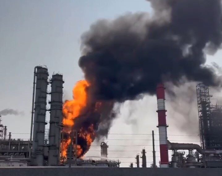 台灣新聞通訊社-高雄中油大林廠火災　中油致歉：不影響民生用油供應