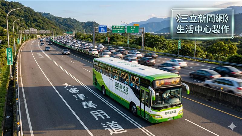 台灣新聞通訊社-收假前夕車潮蠢動　明天國道恐一路塞到晚上