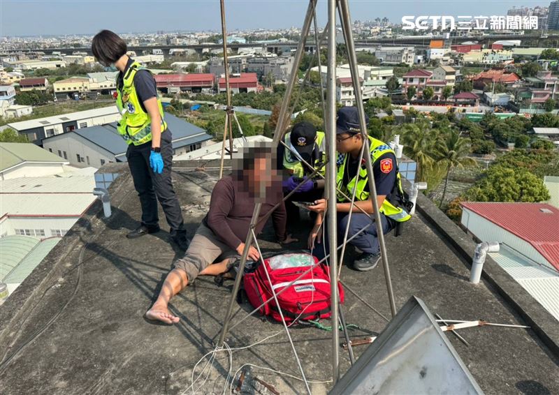 台灣新聞通訊社-台中男洗水塔觸電OHCA！18歲學徒即刻救援CPR…鬼門關前撿回一命